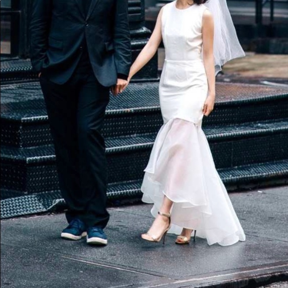 Light wedding gown